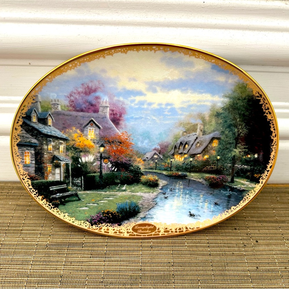 Thomas Kinkade “Lamplight Brooke” | the bradford exchange